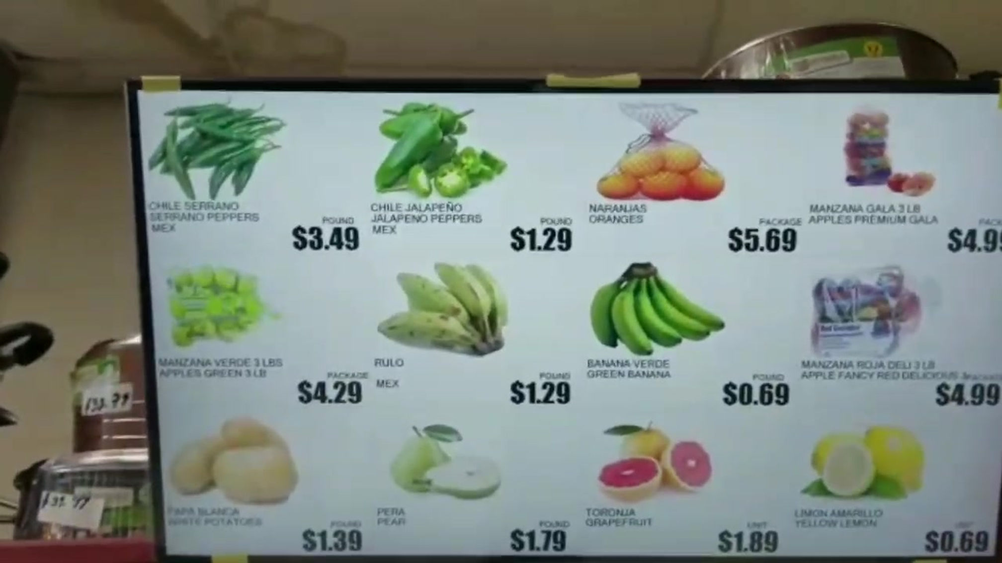 Digital Menu Board